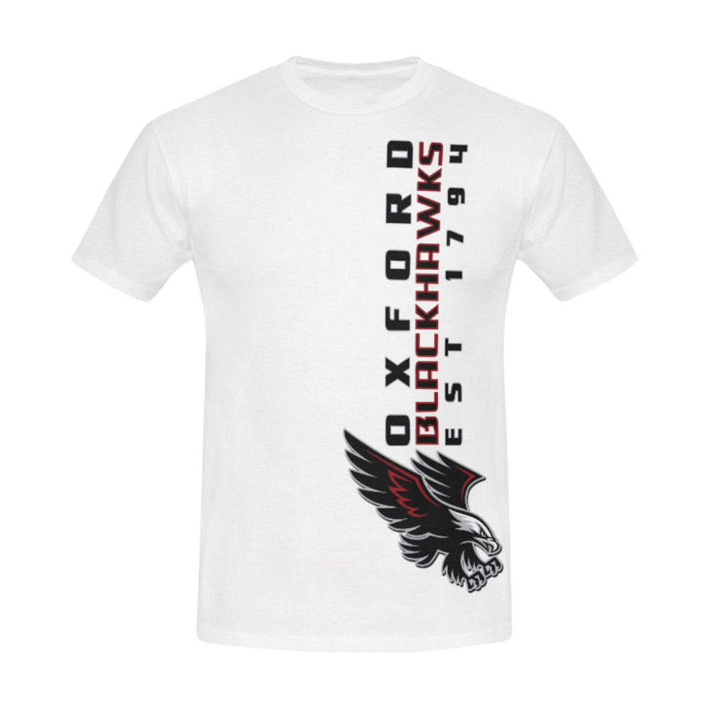 white blackhawks shirt