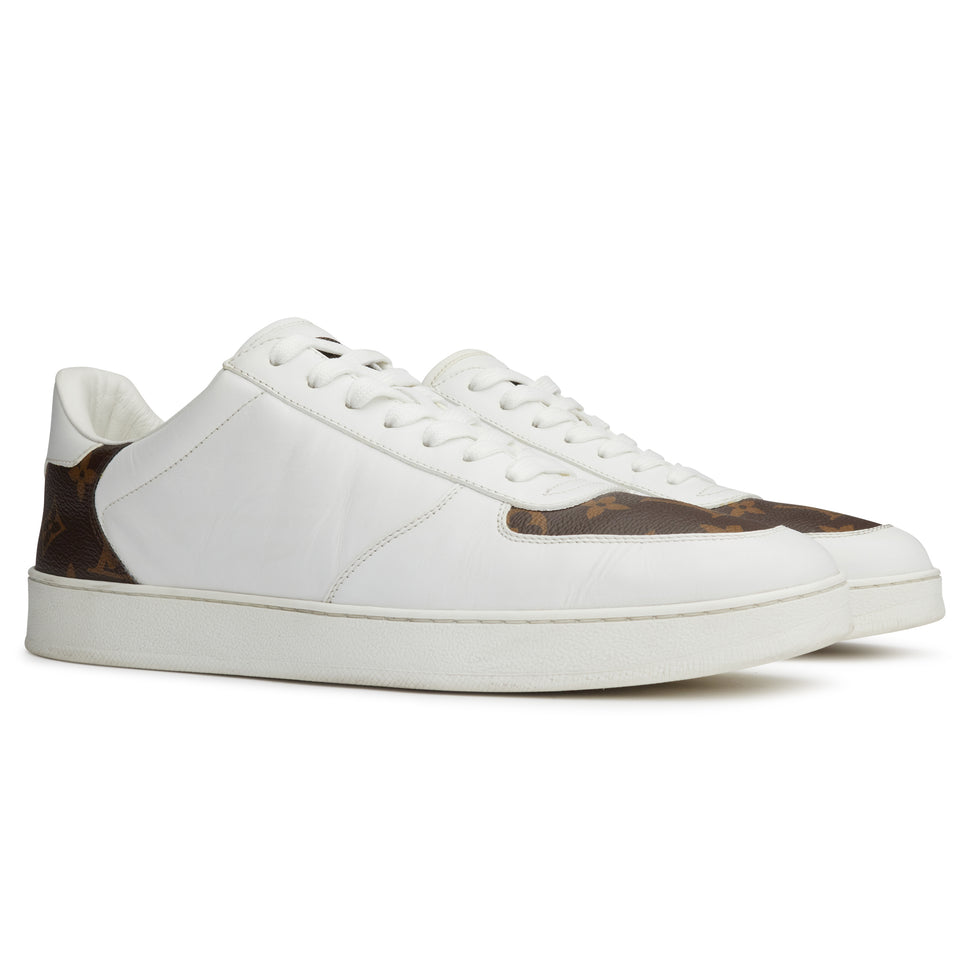 Leather low trainers Louis Vuitton Brown size 40.5 EU in Leather