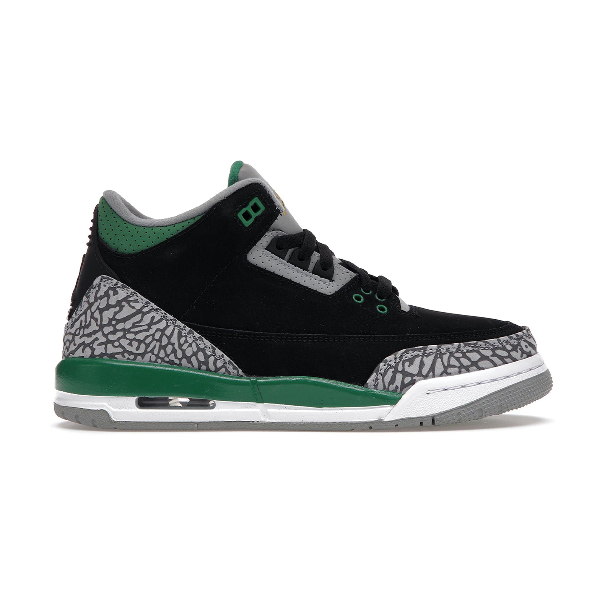 jordan 3 white and green