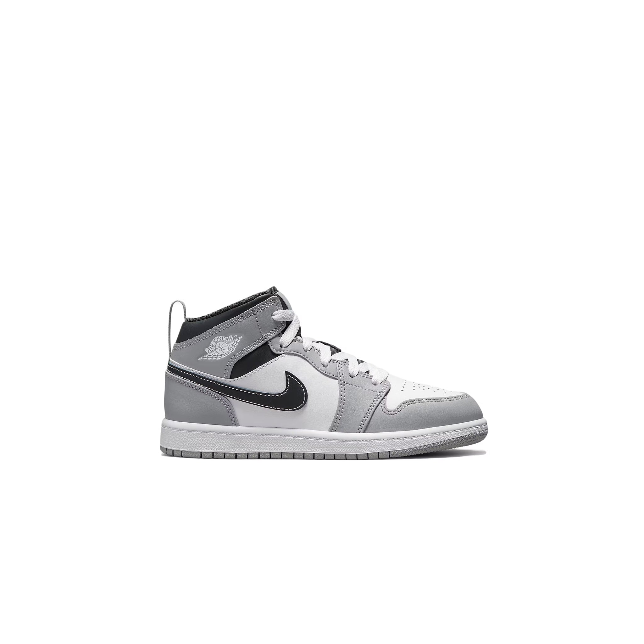 jordan 1 mid light smoke grey junior