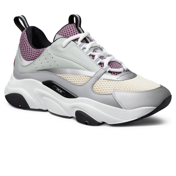 Dior B22 sneakers in pale pink and gray. Size 39/6.