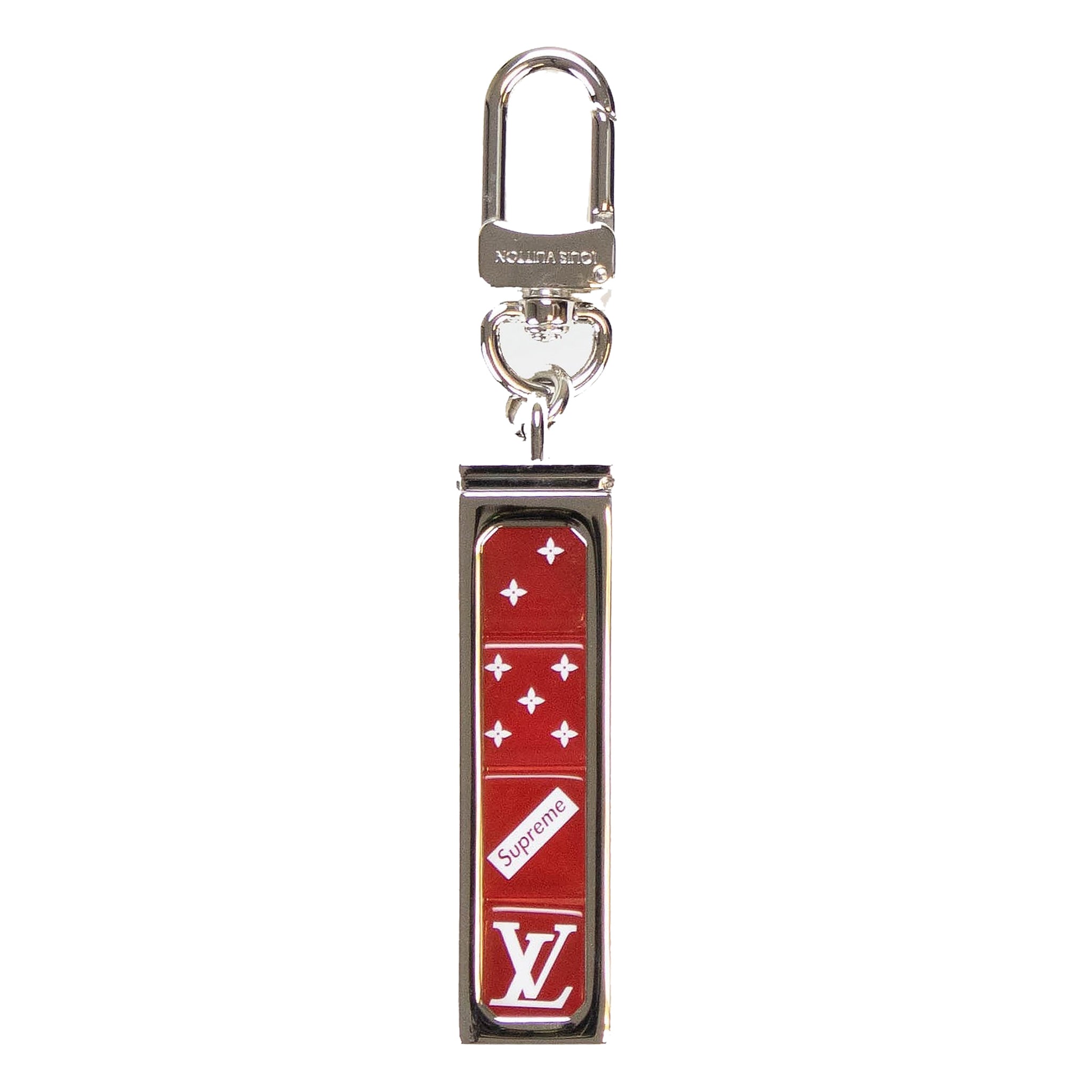 Louis Vuitton Supreme Box Logo Keychain Bag Charm