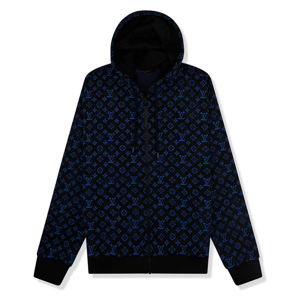 Louis Vuitton LV Monogram Jacquard Sweatshirt Navy blue Cotton ref