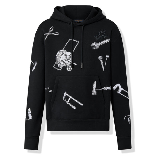 Supreme Louis Vuitton Black Monogram Mens Hoodie - Shop trending fashion in  USA and EU