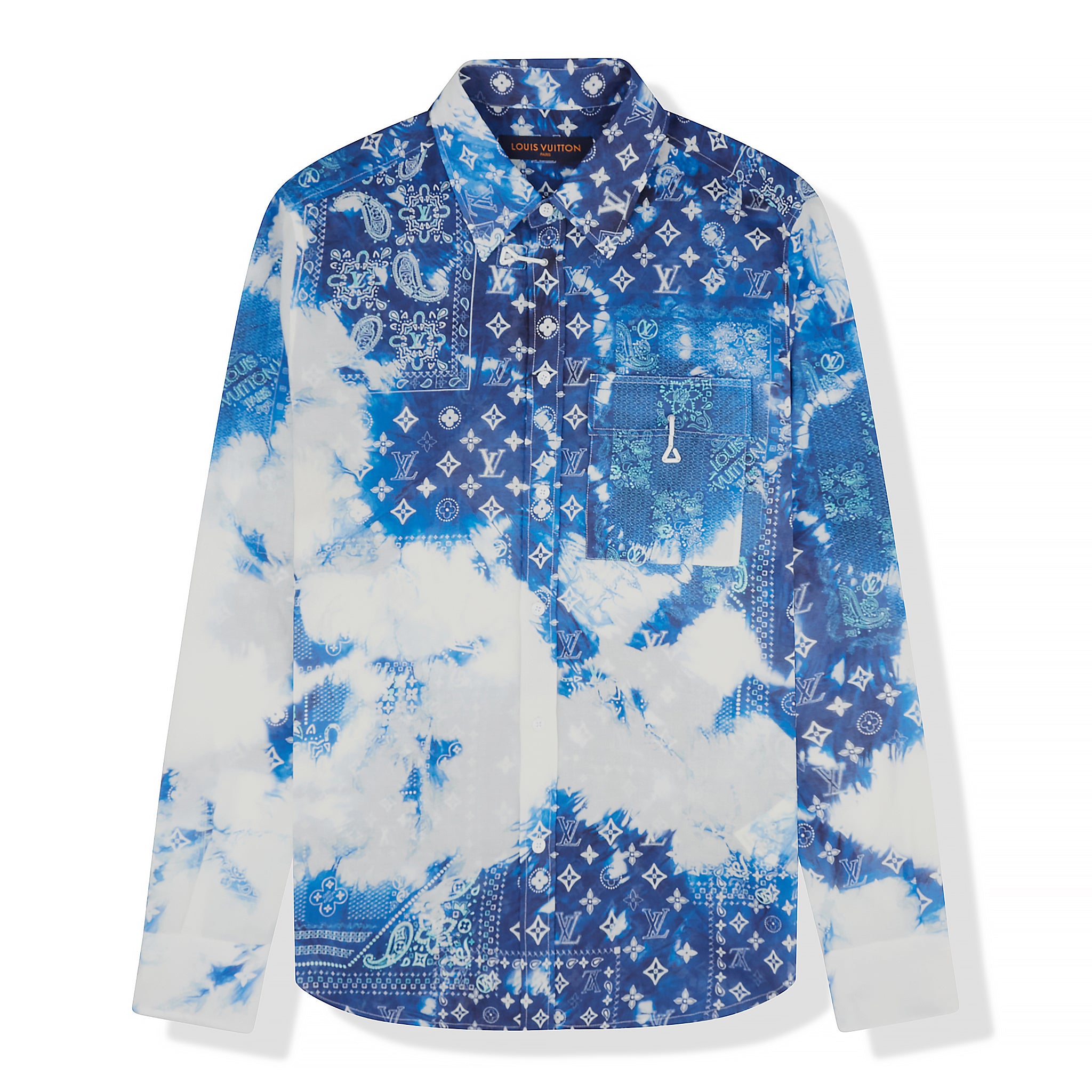 louis vuitton shirt blue