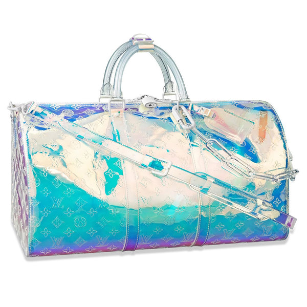 Louis Vuitton Virgil Abloh Iridescent Monogram PVC Keepall 50 White  Hardware, 2019 Available For Immediate Sale At Sotheby's