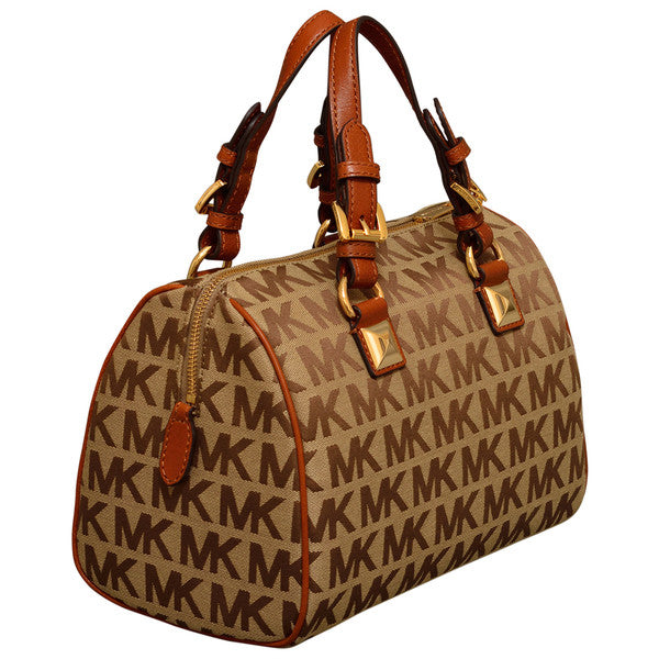 michael kors brown satchel