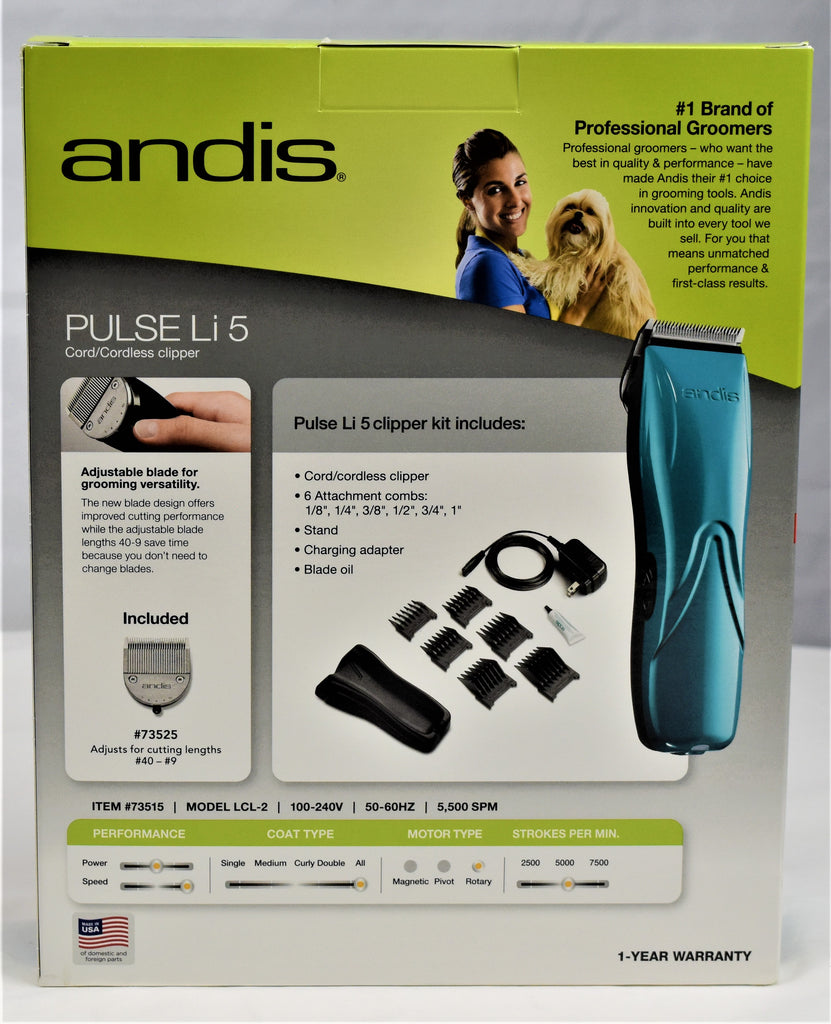 andis proclip pulse li 5