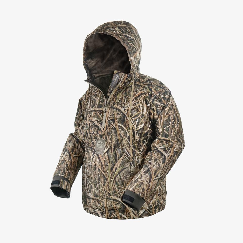 GATOR MENS BOG 2.0 QUARTER ZIP HOODIE MOSSY OAK SHADOW GRASS BLADES