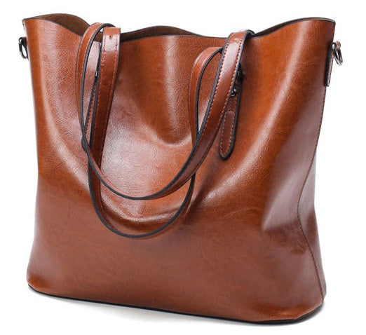 classic leather tote bag