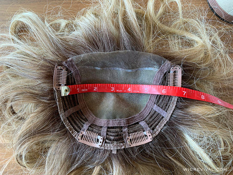 how to measure a hair topper