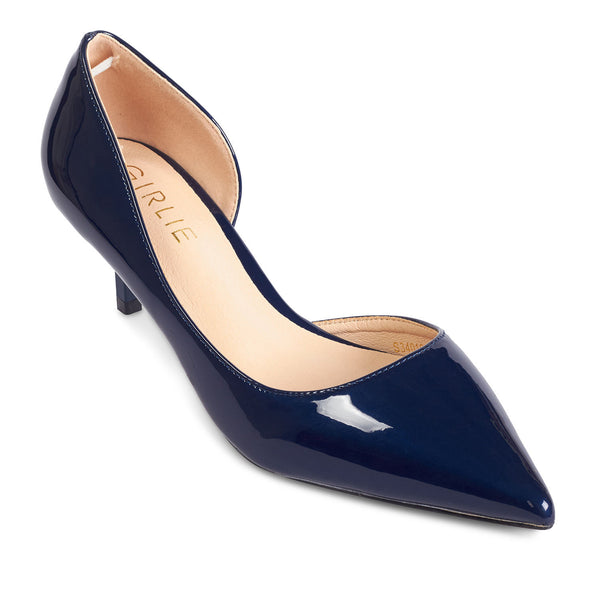navy blue heels uk