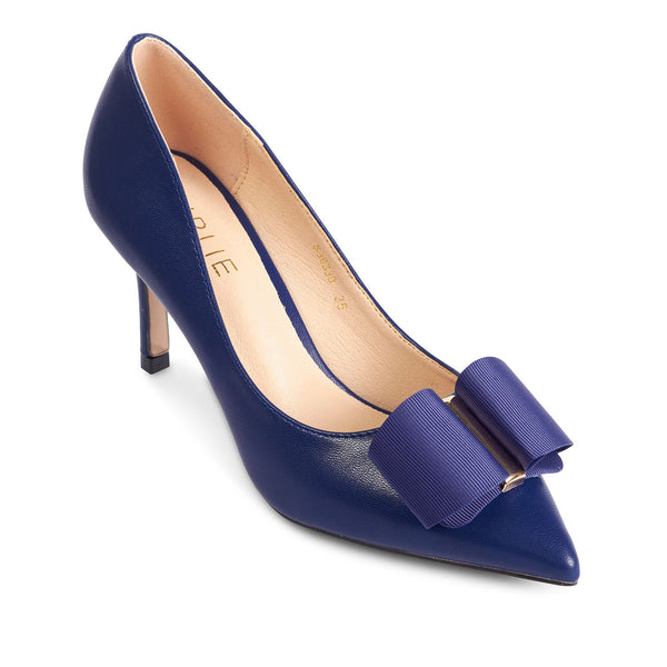 navy and white court shoes uk