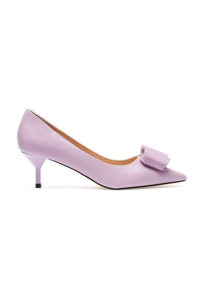 purple kitten heels
