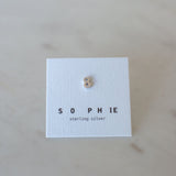 Lucky Number Studs | Silver