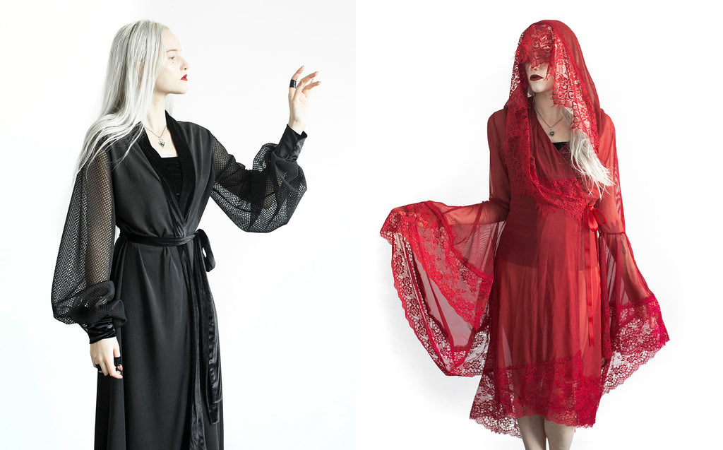 Church of Sanctus Inertia Robe and Heartbreak Red Robe