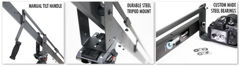 manual tilt,tripod mount & steel bearings