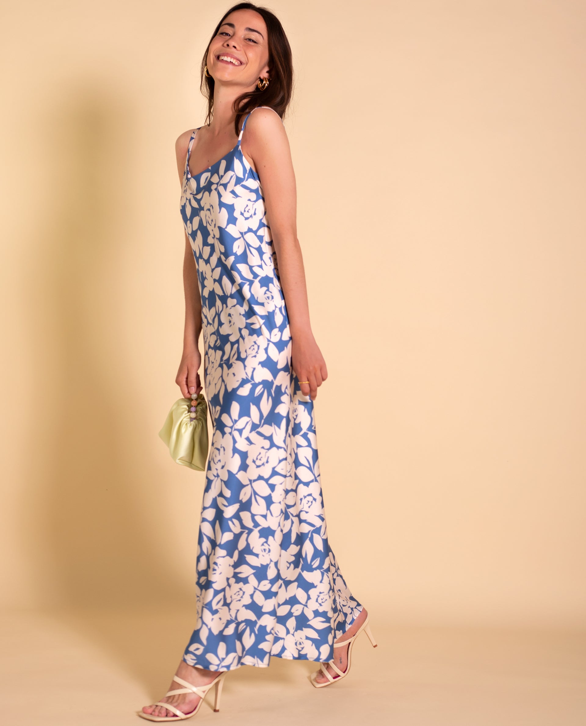 Vestido Slip Dress Largo Elegante | Colección THE-ARE