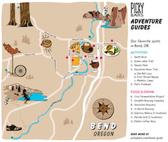 Bend Adventure Guide Map