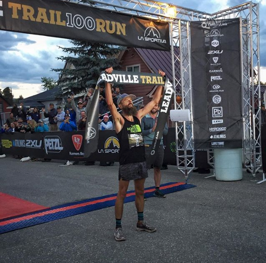 Rob Krar wins Leadville Trail 100 2018 photo credit Erin Strout 
