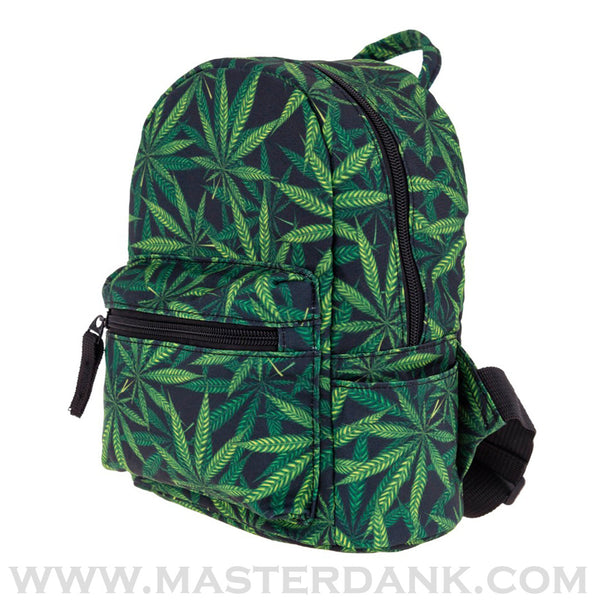 Dank Master 420 Apparel  weed clothing, marijuana fashion, cannabis shoes, and hats for stoner men and women mini backpack