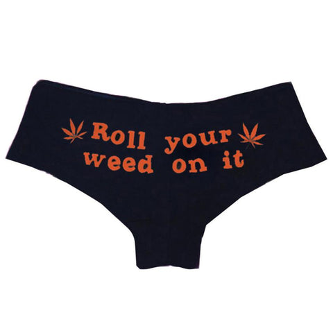 Dank Master black pink roll your weed on it panties marijuana leaf underwear stoner fashion brand cannabis clothes