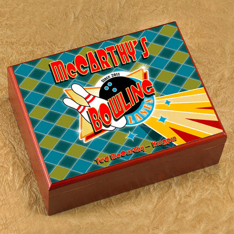 Personalized Humidor - Bowling