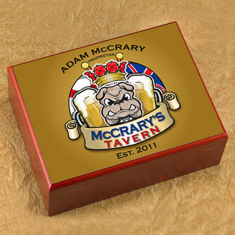Personalized Humidor - Bull Dog