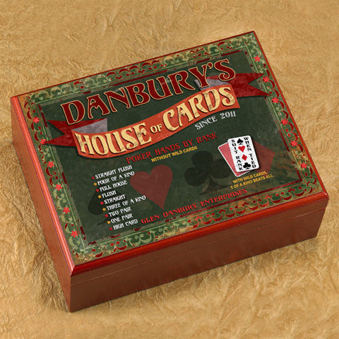 Personalized Humidor - House of Cards