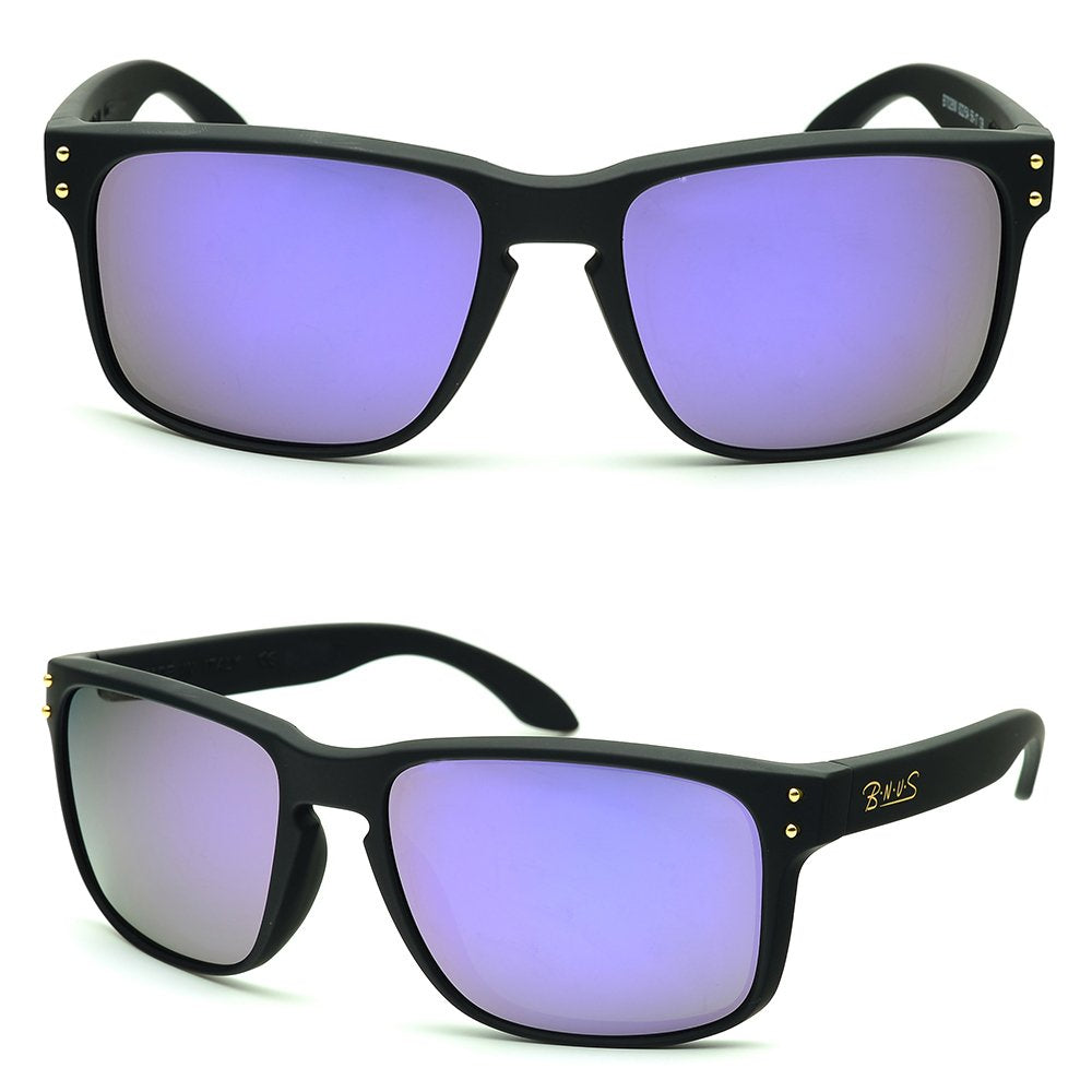 Bnus italy made classic sunglasses corning real glass lens w polarized option 