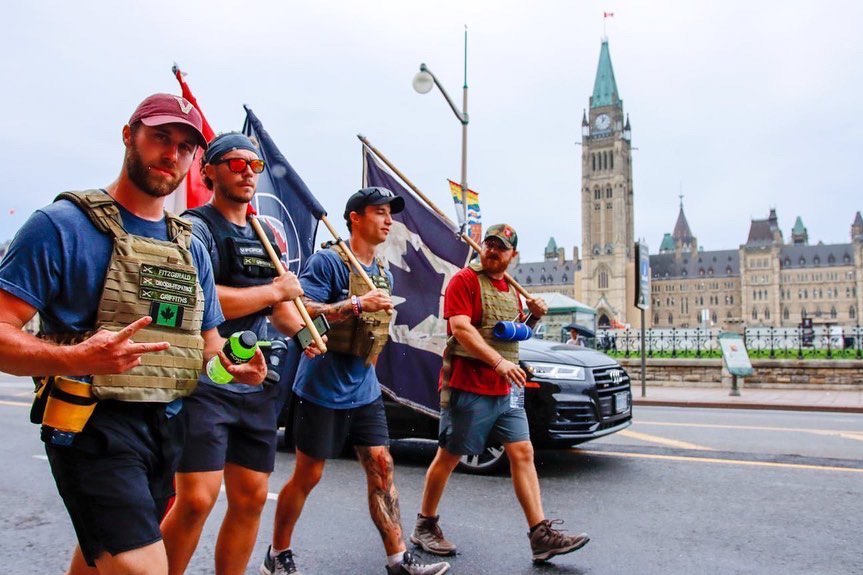 Walk for the Wounded - CFB Petawawa To Parliament Hill, Ottawa, ON