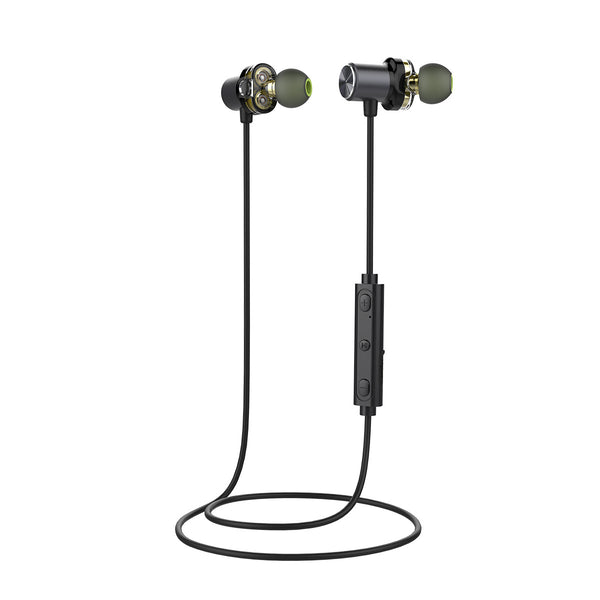 bluetooth dual driver earphones