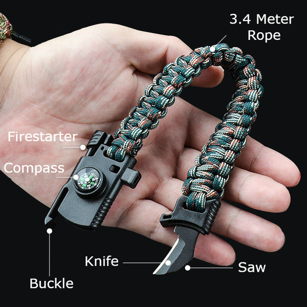 outdoor survival bracelet