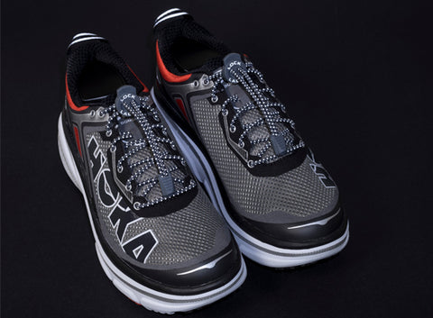 lock laces reflective for running at night