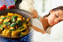 Spicy foods can lead to night sweats if consumed too close to bedtime