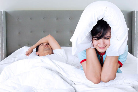 Snoring is one of the top reasons people struggle with sleep