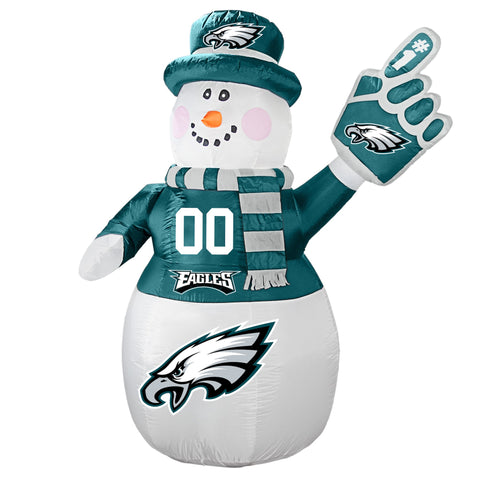 Philadelphia Eagles NFL Inflatable Snowman 7' - Fan Shop TODAY