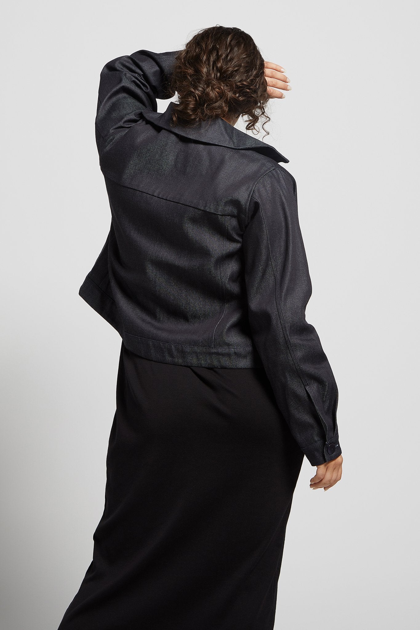 A.BCH A.38 Dark Indigo Raw Denim Jacket in Organic Cotton