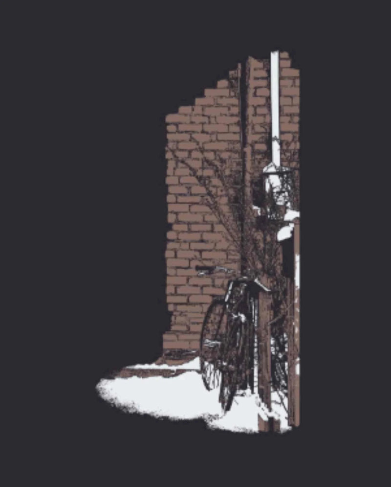 Etienne's Bike T-Shirt Homme Grey