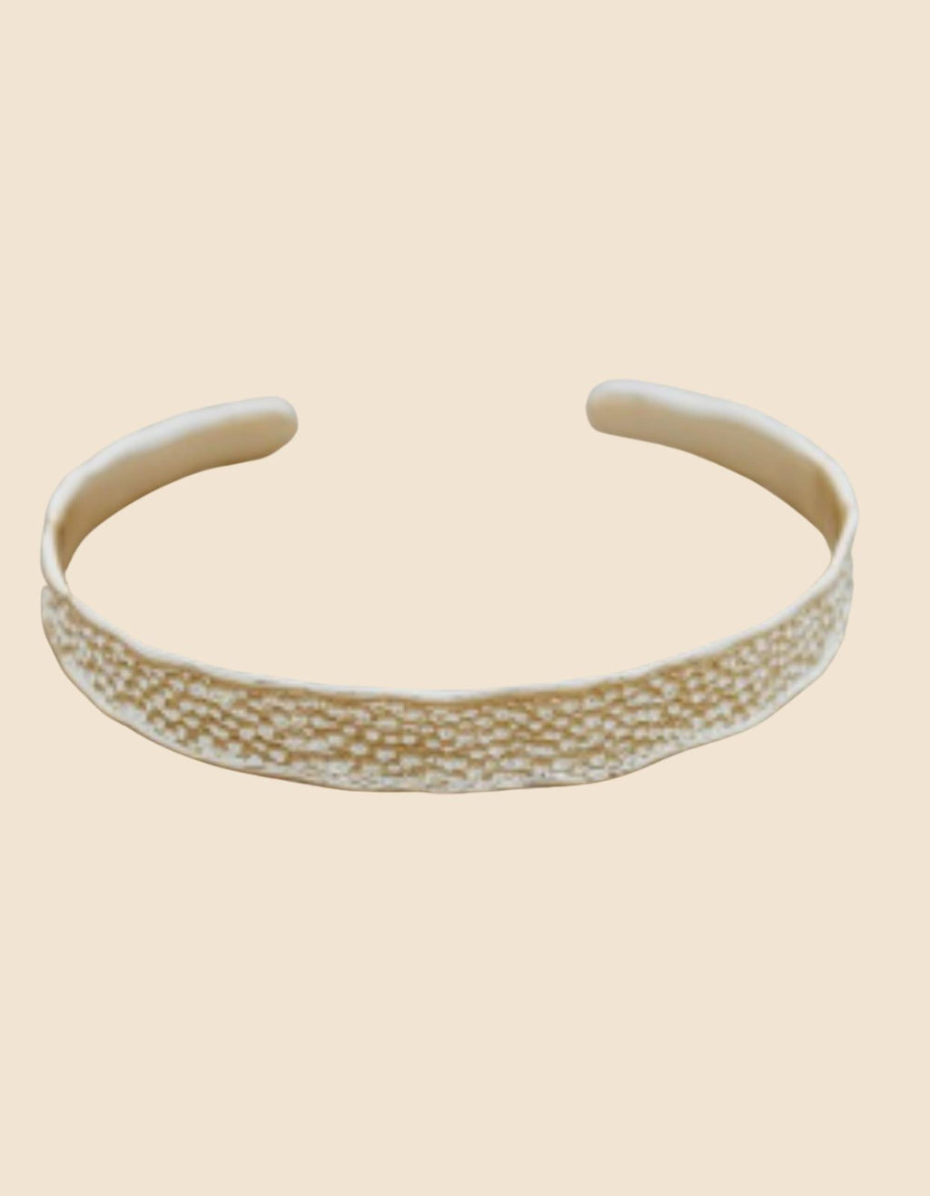 Emerson Textured Cuff Bracelet  Adjustable