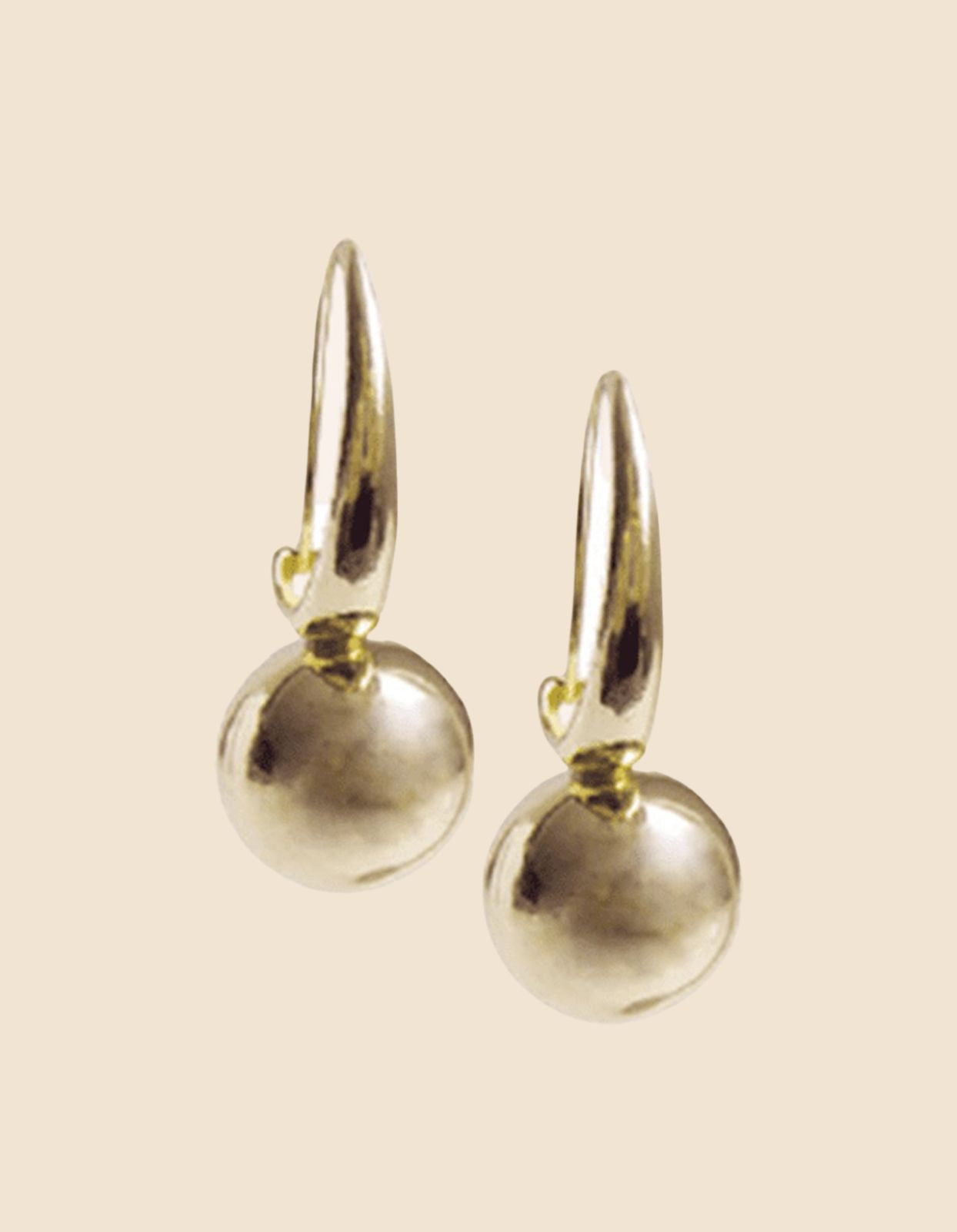 Sphere Earrings Gold