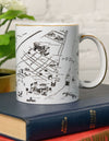 Mug ONZE Touch of 14K Gold Montreal Map