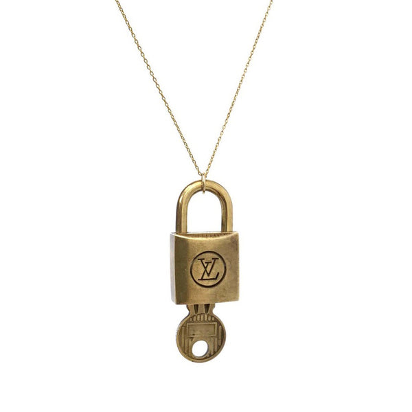 LIMITED EDITION LV LOCK NECKLACE – LENSIA the label