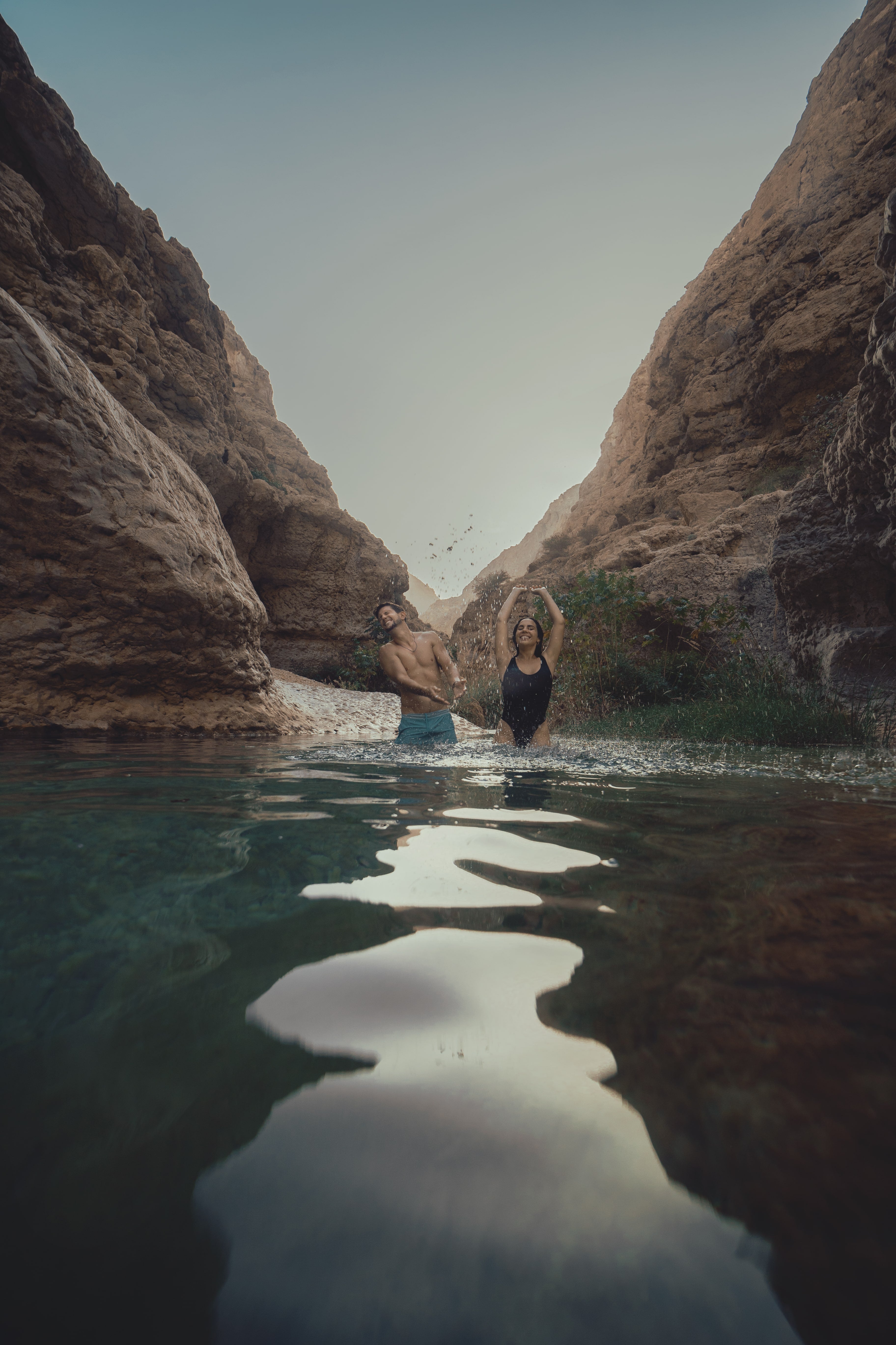 Lost LeBlanc and WhatTheChic in Wadi Shab, Oman