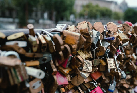 Pont Des Arts Bridge when it had love locks on