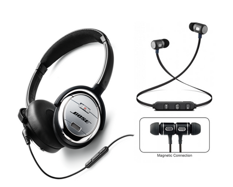 Premium Priced Bose Headphones vs. Affordable Reiko Earbuds