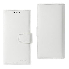 Reiko Genuine Leather Wallet Phone Cases with RFID Protection White