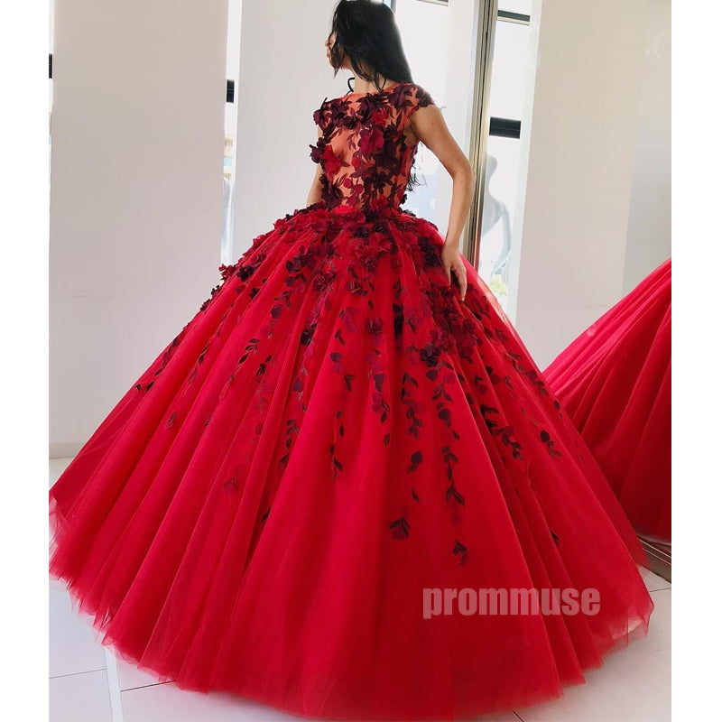 gorgeous red prom dresses