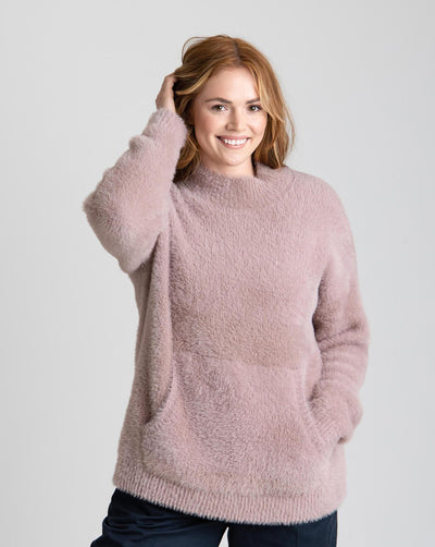 Chalet Mockneck Sweater Dusty Pink / S/M