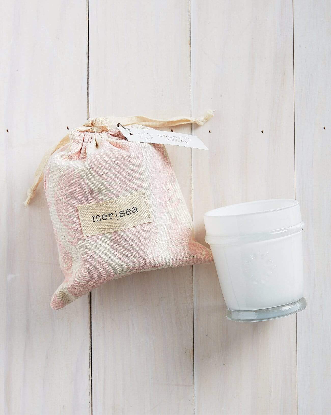 Coconut Sugar Print Bag Candle
